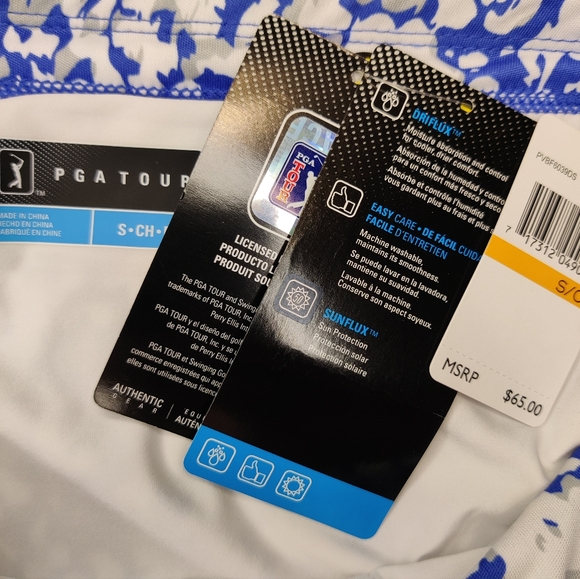 NWT PGA Tour blue and white golf skort size small - Picture 4 of 4